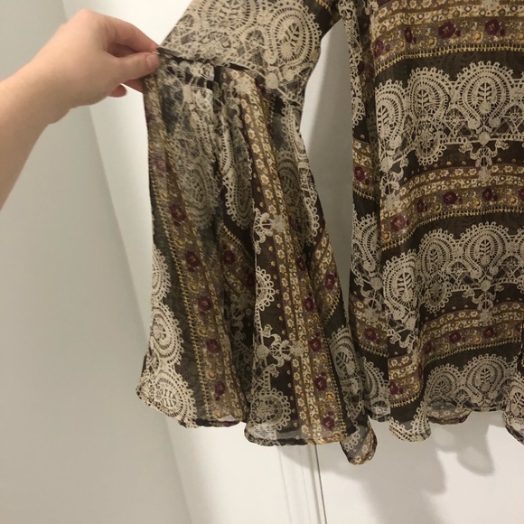 Millau Boho Hippy Tribal Aztec Summer Blouse S - Picture 4 of 8